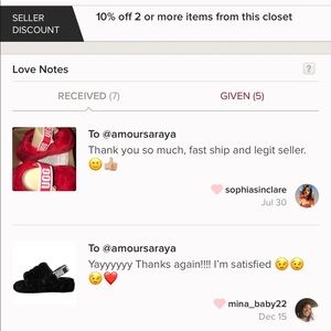 Recent review ❤️